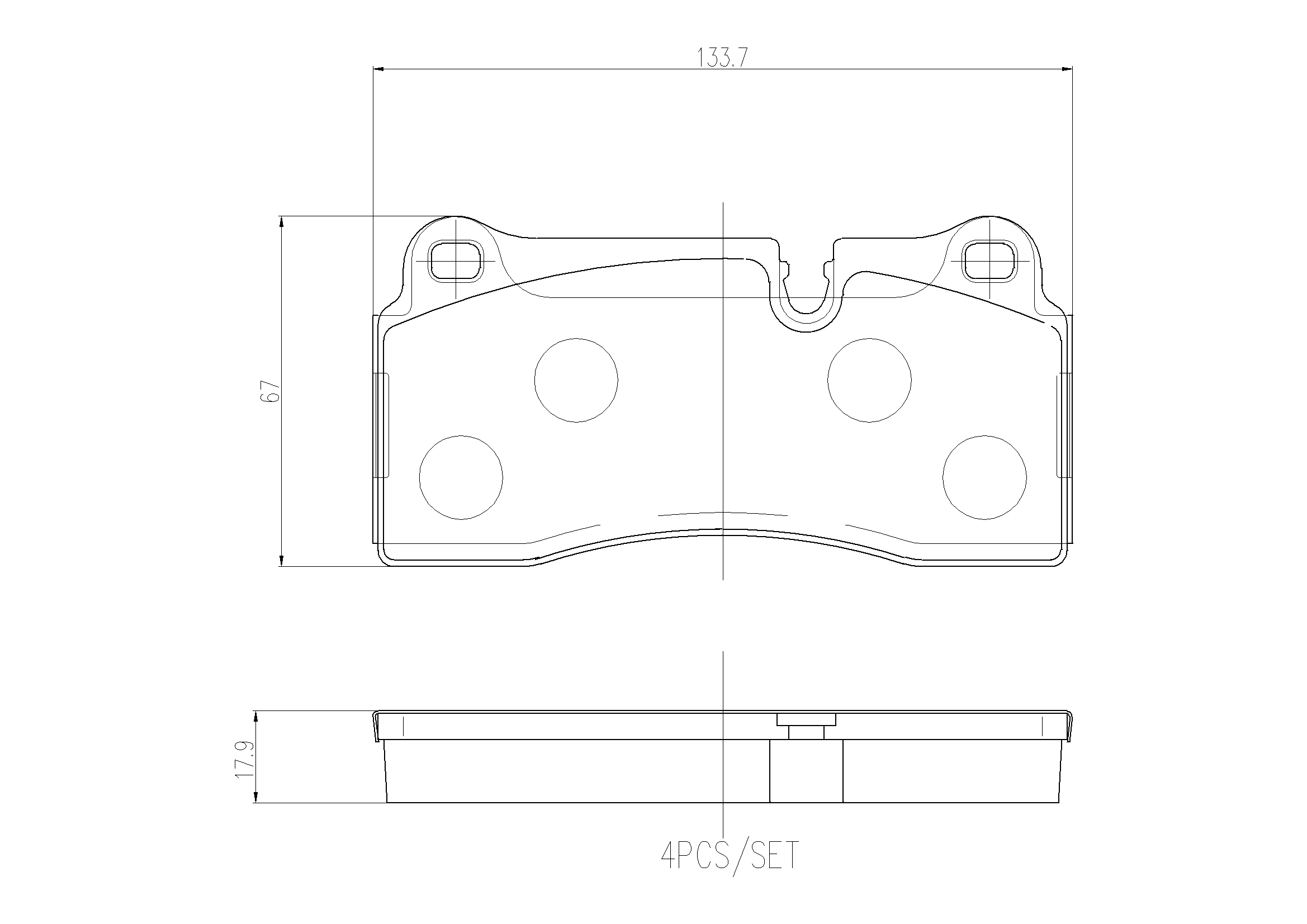 Brake Pad Set, disc brake PRIME LINE P 06 111