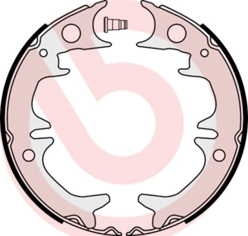 Brake Shoe Set, parking brake ESSENTIAL LINE S 83 543