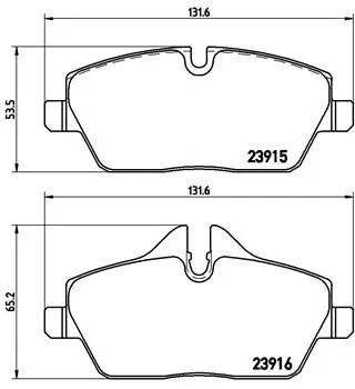 Brake Pad Set, disc brake PRIME LINE P 06 034