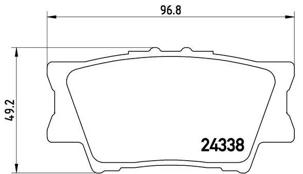 Brake Pad Set, disc brake PRIME LINE P 83 089