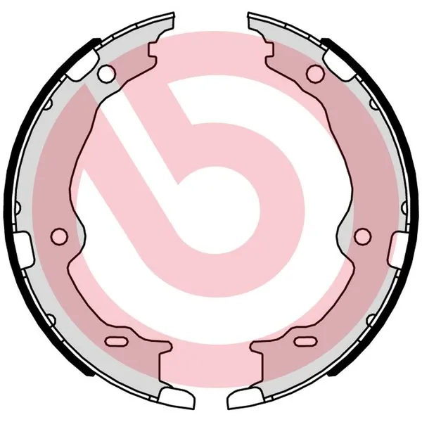 Brake Shoe Set, parking brake ESSENTIAL LINE S 83 572