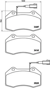 Brake Pad Set, disc brake PRIME LINE P 23 139