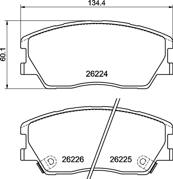 Brake Pad Set, disc brake BEYOND LINE - EV P 30 121E