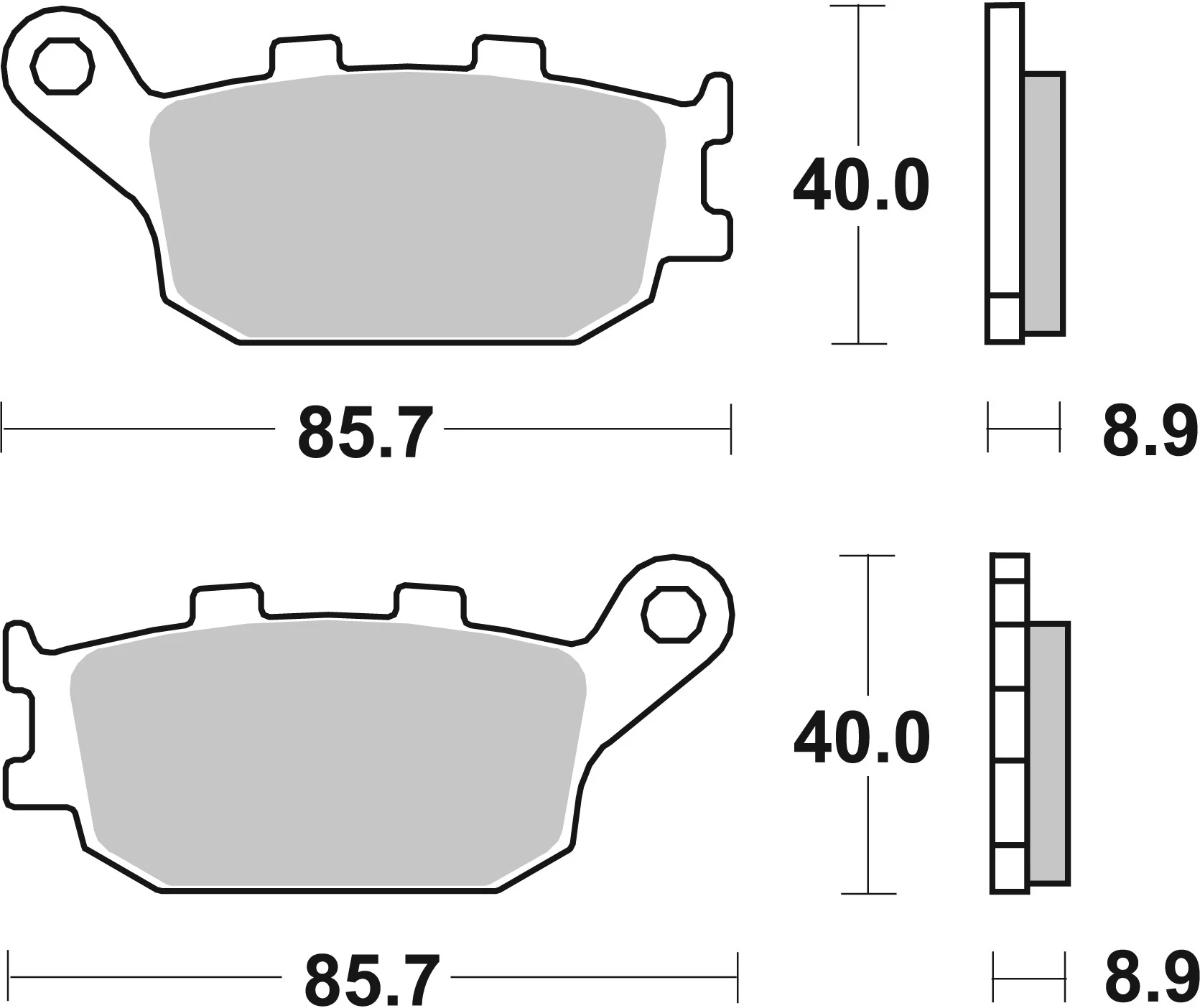 BREMBO 07HO3607 D'origine