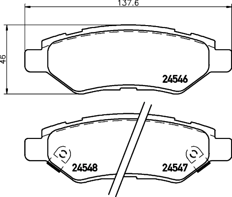 Brake Pad Set, disc brake PRIME LINE P 09 014
