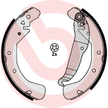 Brake Shoe Set ESSENTIAL LINE S 59 517