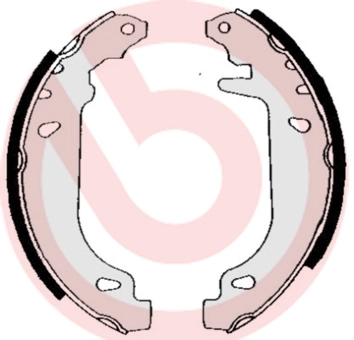Brake Shoe Set ESSENTIAL LINE S 68 520