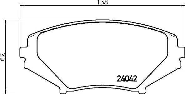 Brake Pad Set, disc brake PRIME LINE P 49 034