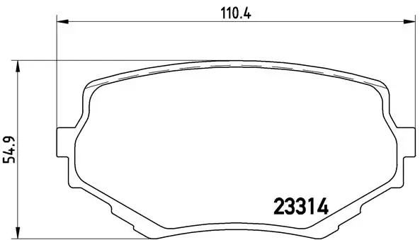 Brake Pad Set, disc brake PRIME LINE P 79 009