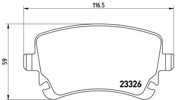 Brake Pad Set, disc brake PRIME LINE P 85 076