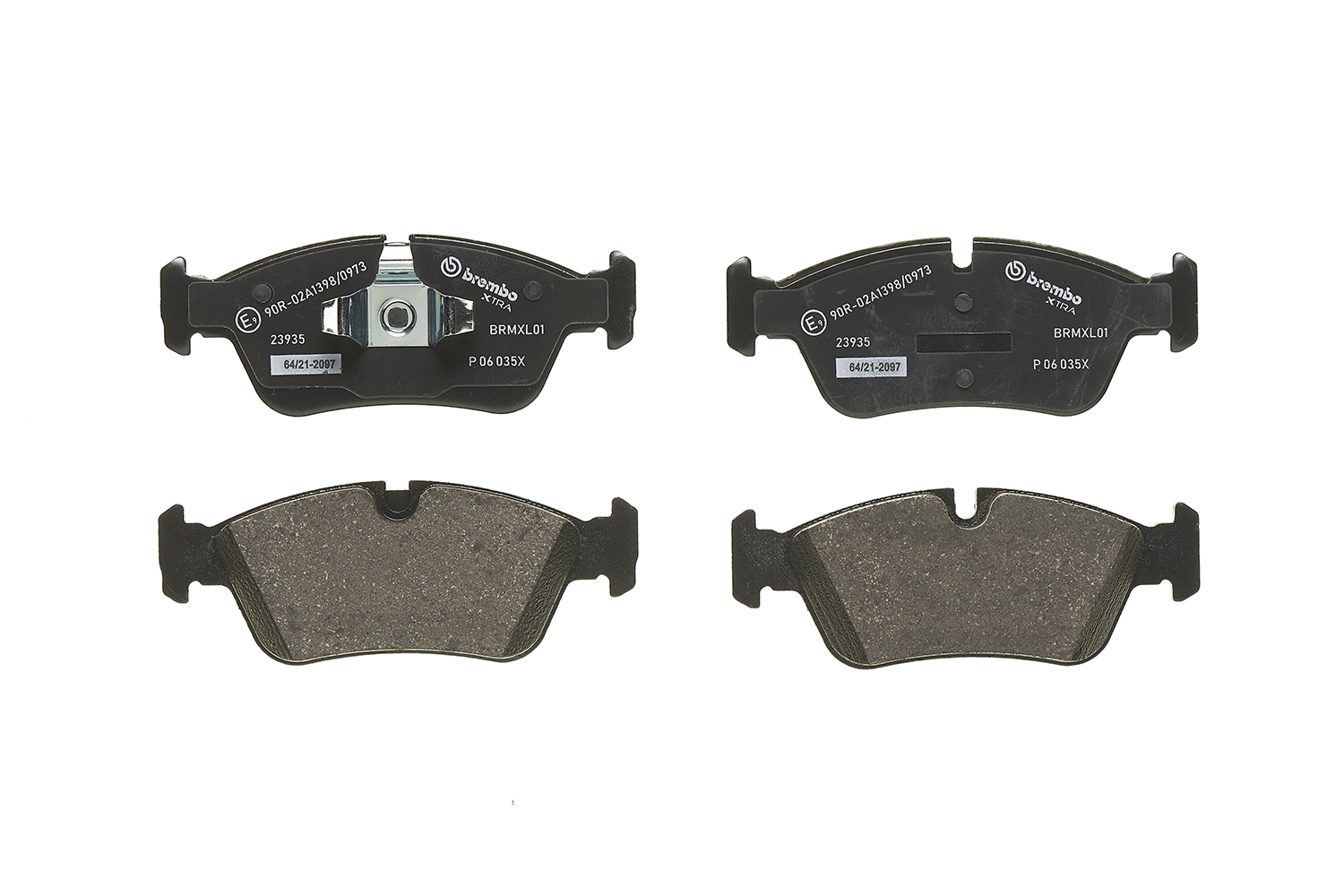 Brake Pad Set, disc brake XTRA LINE P 06 035X