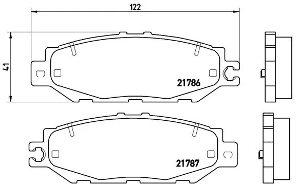 Brake Pad Set, disc brake PRIME LINE P 83 036