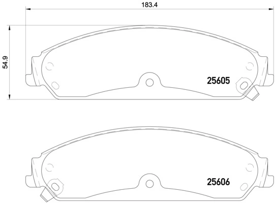 Brake Pad Set, disc brake PRIME LINE P 23 149