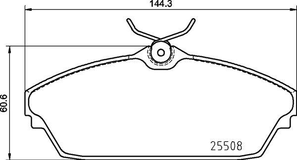 Brake Pad Set, disc brake PRIME LINE P 82 003