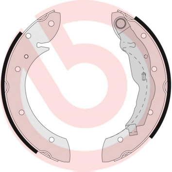 Brake Shoe Set ESSENTIAL LINE S 68 521