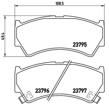 Brake Pad Set, disc brake PRIME LINE P 79 013