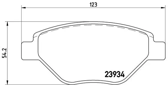 Brake Pad Set, disc brake PRIME LINE P 68 031