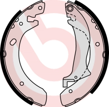 Brake Shoe Set ESSENTIAL LINE S 44 504