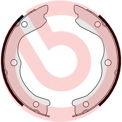 Brake Shoe Set, parking brake ESSENTIAL LINE S 56 543