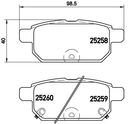 Brake Pad Set, disc brake PRIME LINE P 79 029