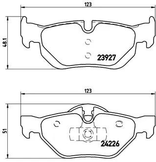 Brake Pad Set, disc brake PRIME LINE P 06 038