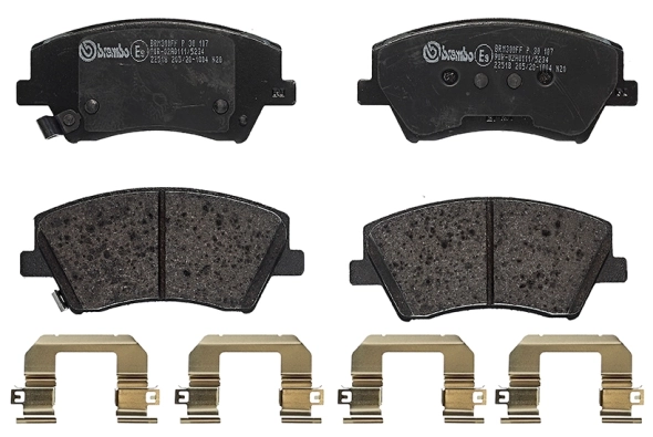 Brake Pad Set, disc brake PRIME LINE P 30 107