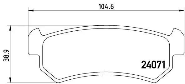 Brake Pad Set, disc brake PRIME LINE P 10 001