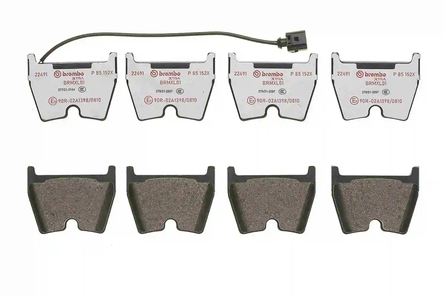 Brake Pad Set, disc brake XTRA LINE P 85 152X