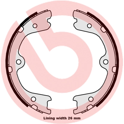 Brake Shoe Set, parking brake ESSENTIAL LINE S 56 546