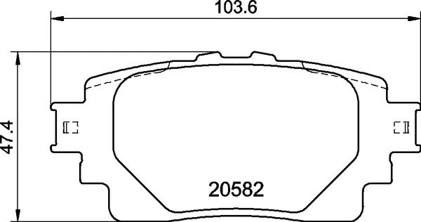 Brake Pad Set, disc brake PRIME LINE P 83 174