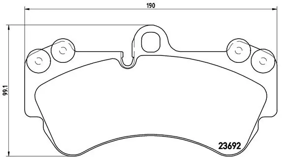 Brake Pad Set, disc brake PRIME LINE P 85 069