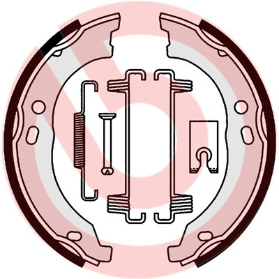 Brake Shoe Set, parking brake ESSENTIAL LINE S 23 579