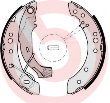 Brake Shoe Set ESSENTIAL LINE S 61 526