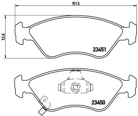 Brake Pad Set, disc brake PRIME LINE P 30 007