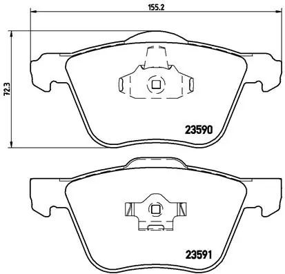 Brake Pad Set, disc brake PRIME LINE P 86 022