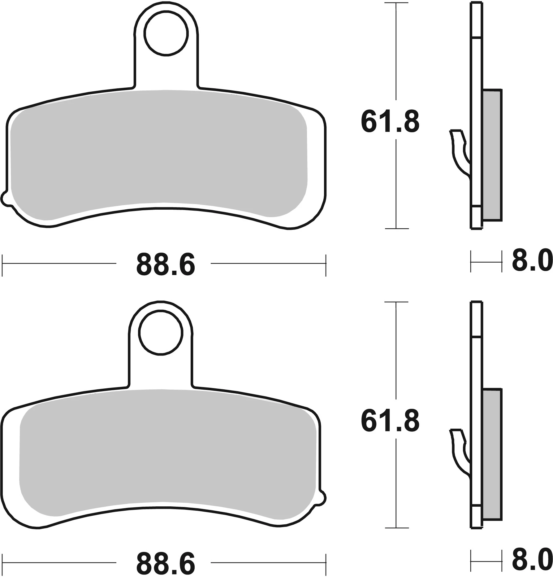 BREMBO 07HD15SA Genuine