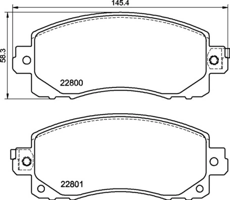 Brake Pad Set, disc brake PRIME LINE P 78 028