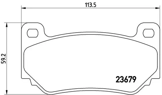 Brake Pad Set, disc brake PRIME LINE P 52 018