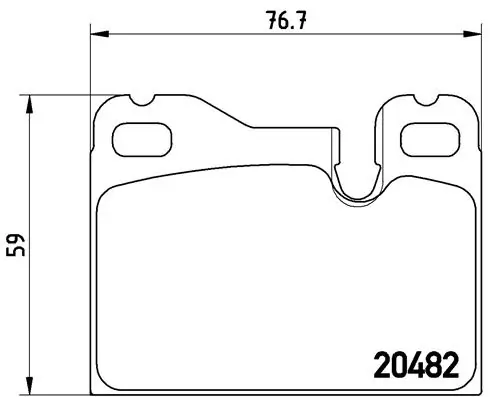Brake Pad Set, disc brake PRIME LINE P 65 003