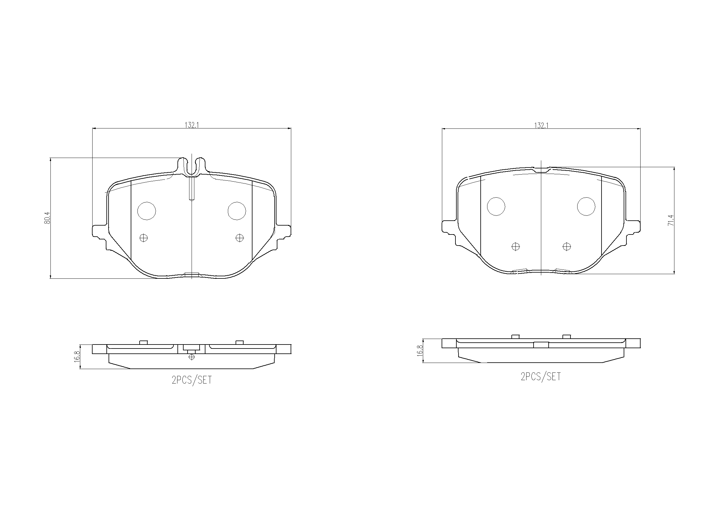 Brake Pad Set, disc brake PRIME LINE P 50 170