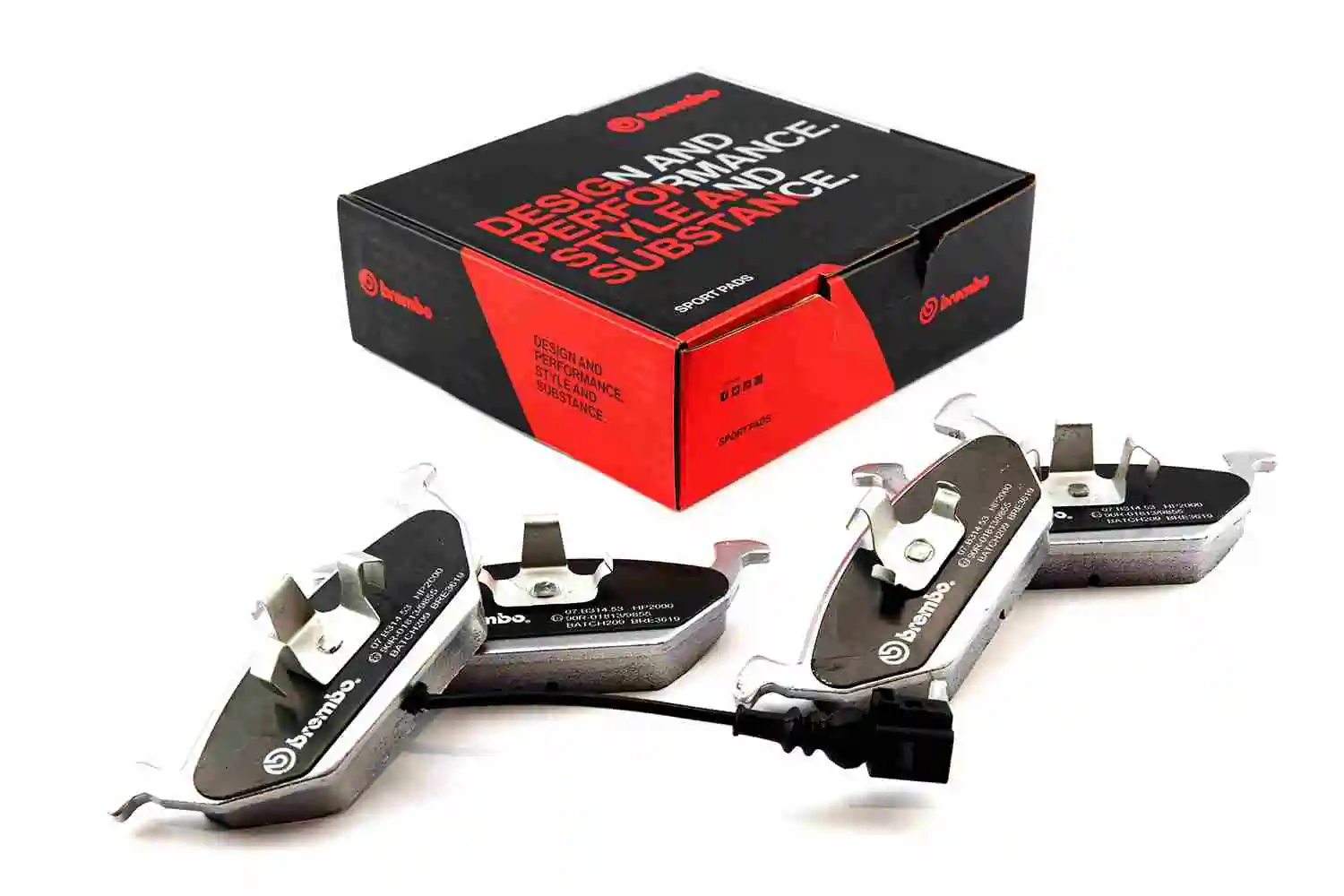 High Performance Brake Pad Set UPGRADE, SPORT | HP2000 07.B314.53