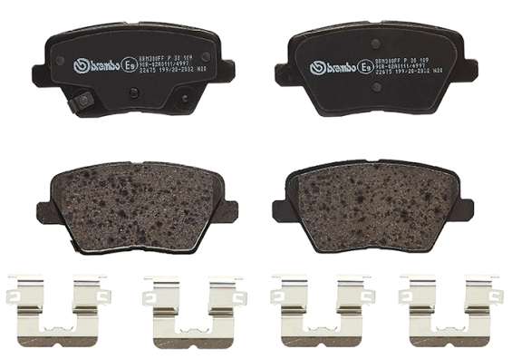 Brake Pad Set, disc brake PRIME LINE P 30 109