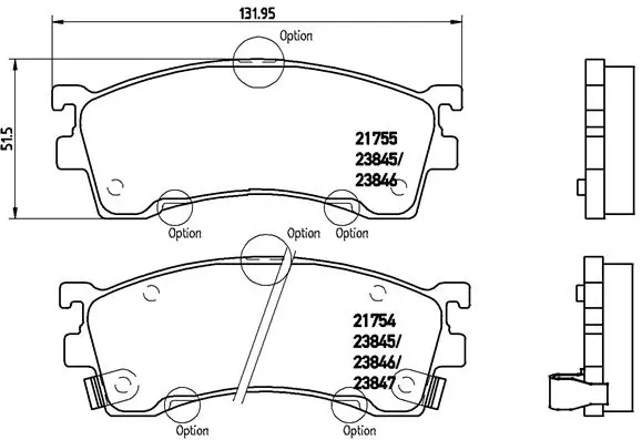 Brake Pad Set, disc brake PRIME LINE P 49 023
