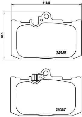 Brake Pad Set, disc brake PRIME LINE P 83 131