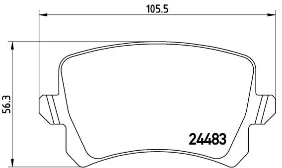 Brake Pad Set, disc brake PRIME LINE P 85 108