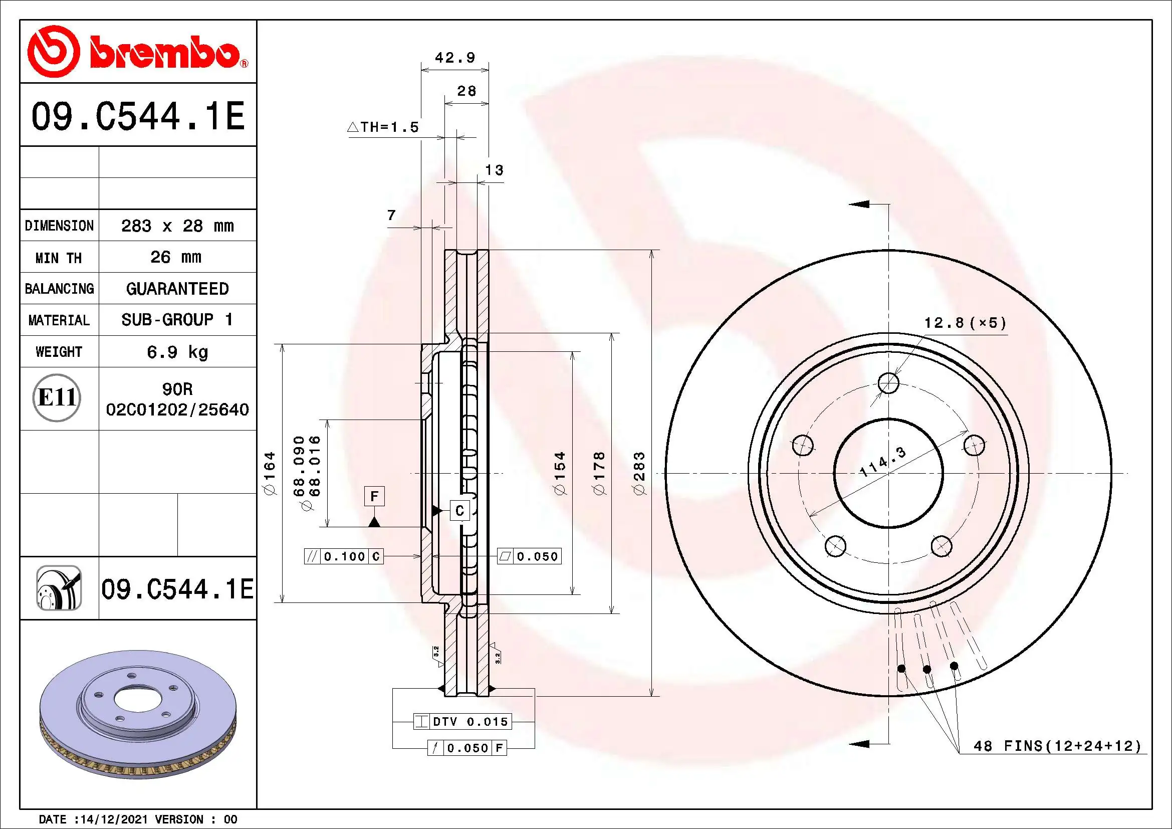 Brake Kit, disc brake BEYOND LINE - EV KT 08 017