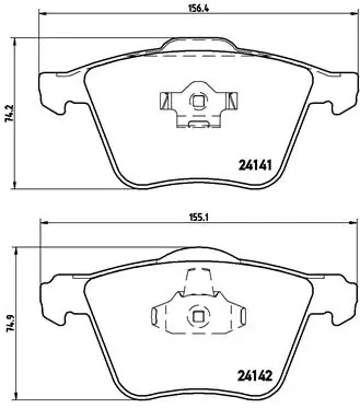 Brake Pad Set, disc brake PRIME LINE P 86 018