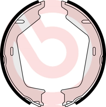 Brake Shoe Set, parking brake ESSENTIAL LINE S 86 511