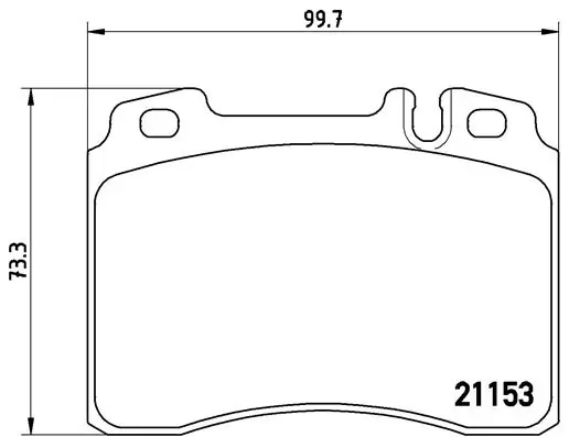 Brake Pad Set, disc brake PRIME LINE P 50 022