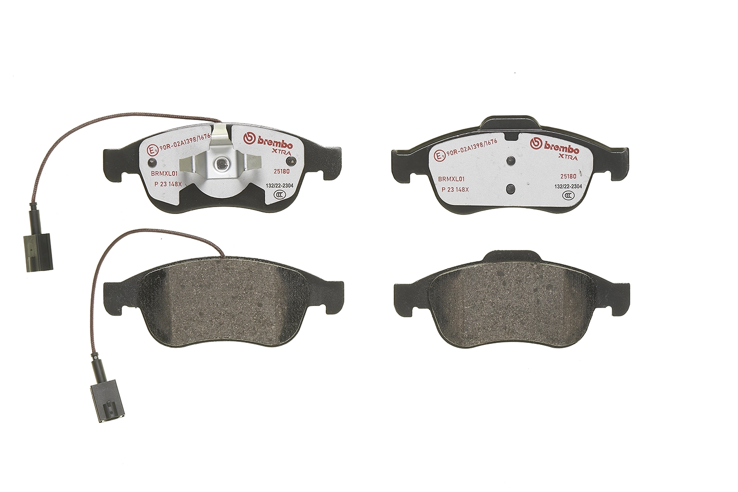 Brake Pad Set, disc brake XTRA LINE P 23 148X